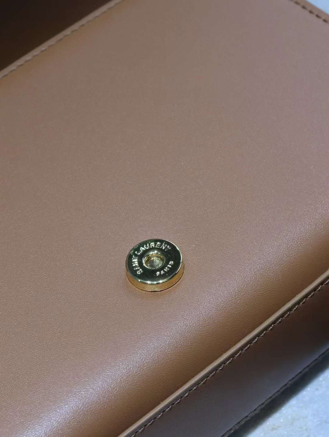 YSL  KATE small canvas and plant-tanned leather handbag