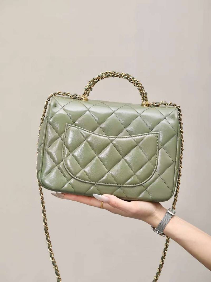 CHANEL mouth cover with handle