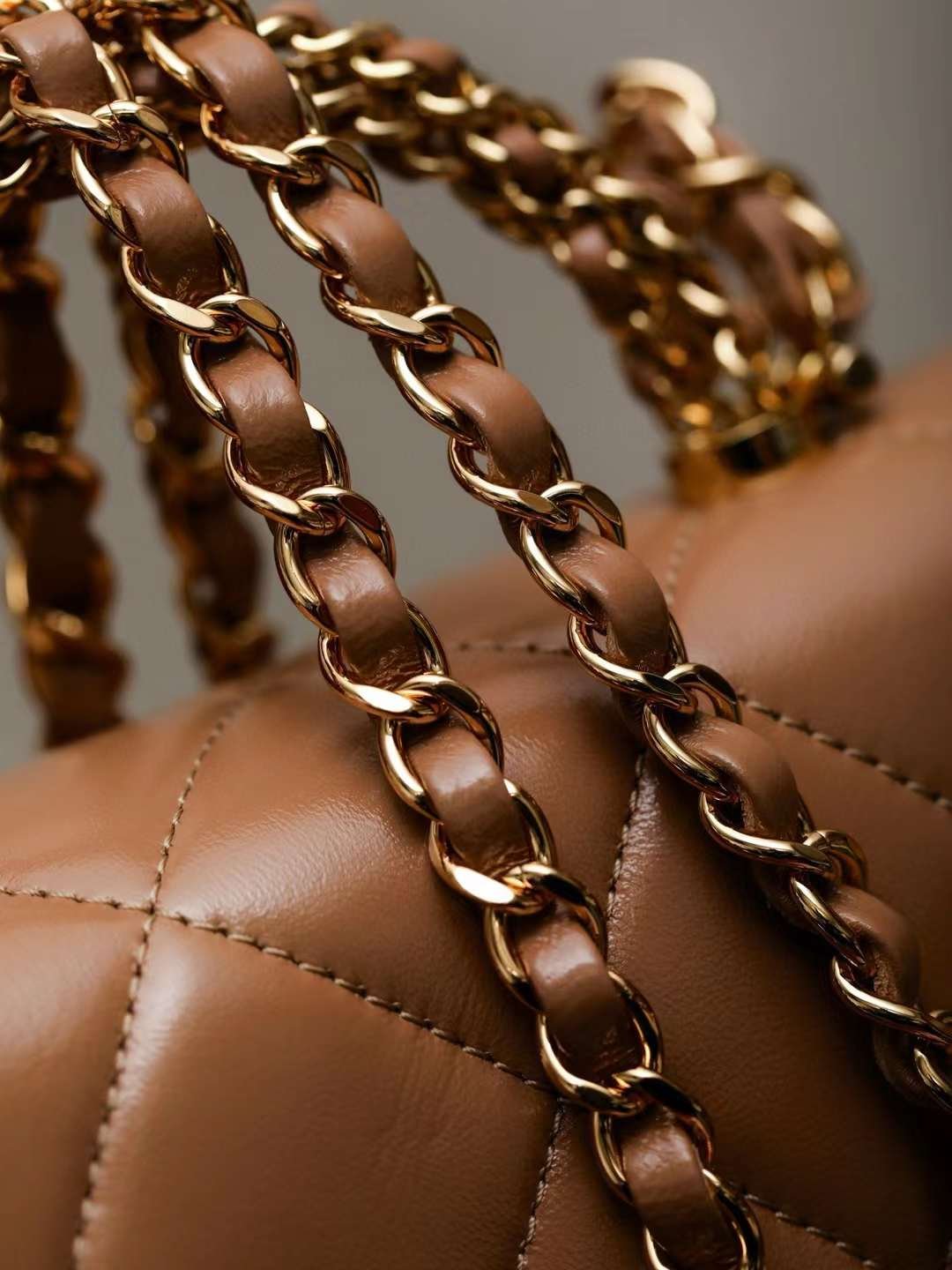 CHANEL mouth cover with handle