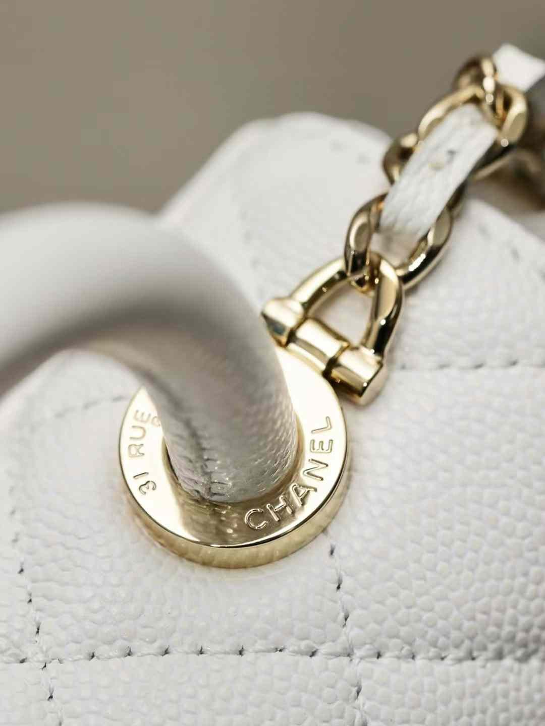 CHANEL MINI FLAP BAG WITH TOP HANDLE