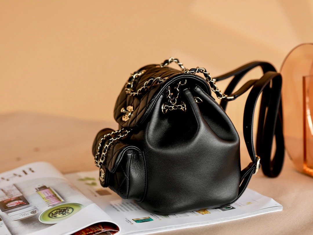 CHANEL Lambskin Duma Backpack