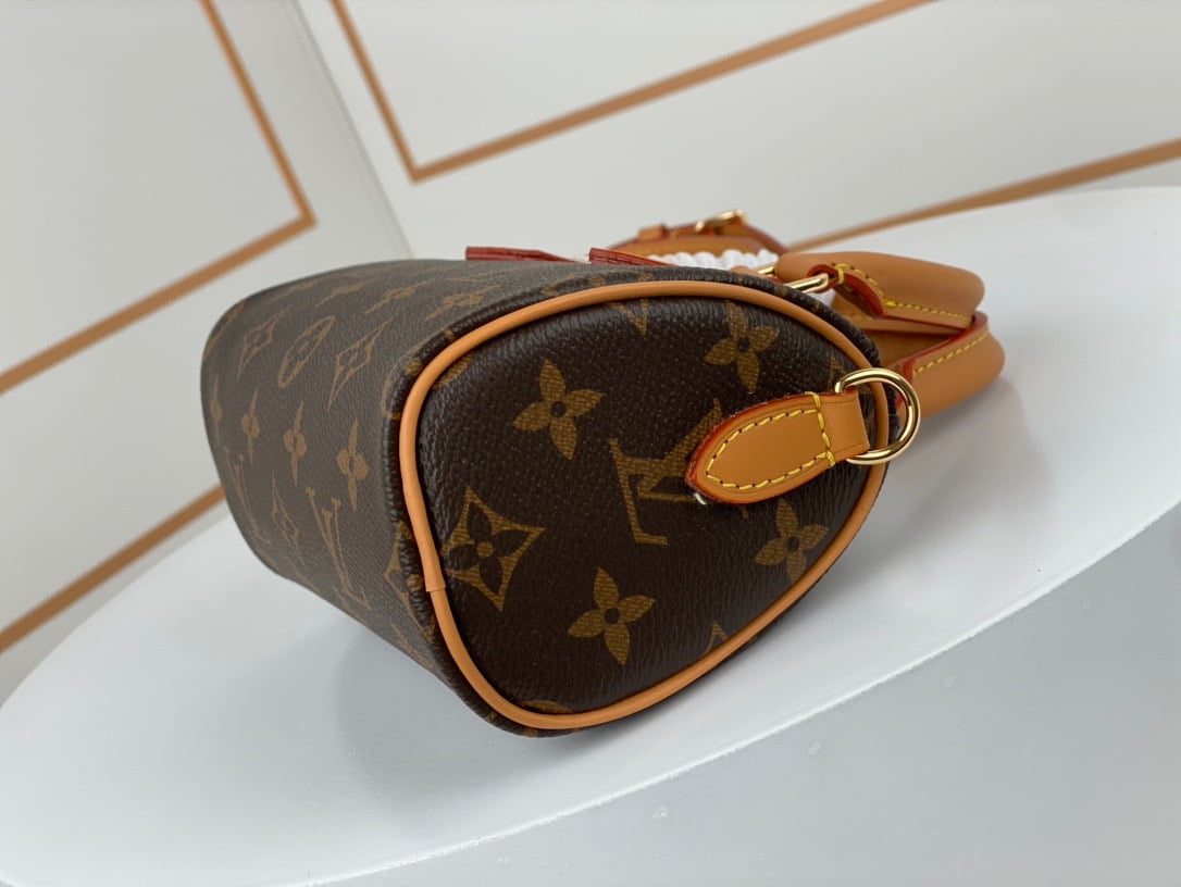 Louis Vuitton / LV monogram nano speedy m81085 size: 16* 11* 9cm