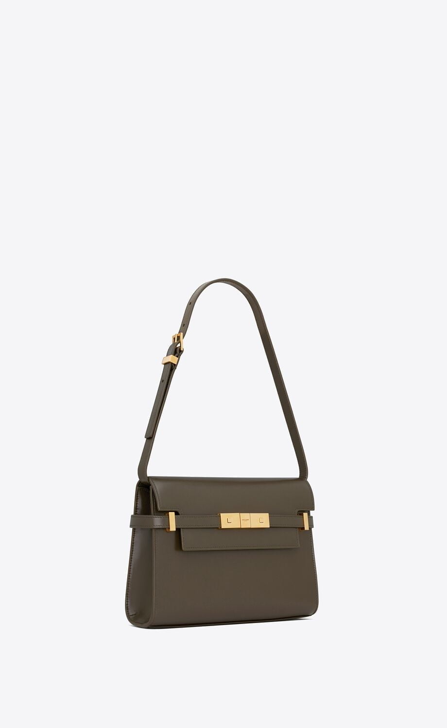 YSL / MANHATTAN SMALL SHOULDER BAG IN BOX SAINT LAURENT LEATHER  6756260SX0W3237