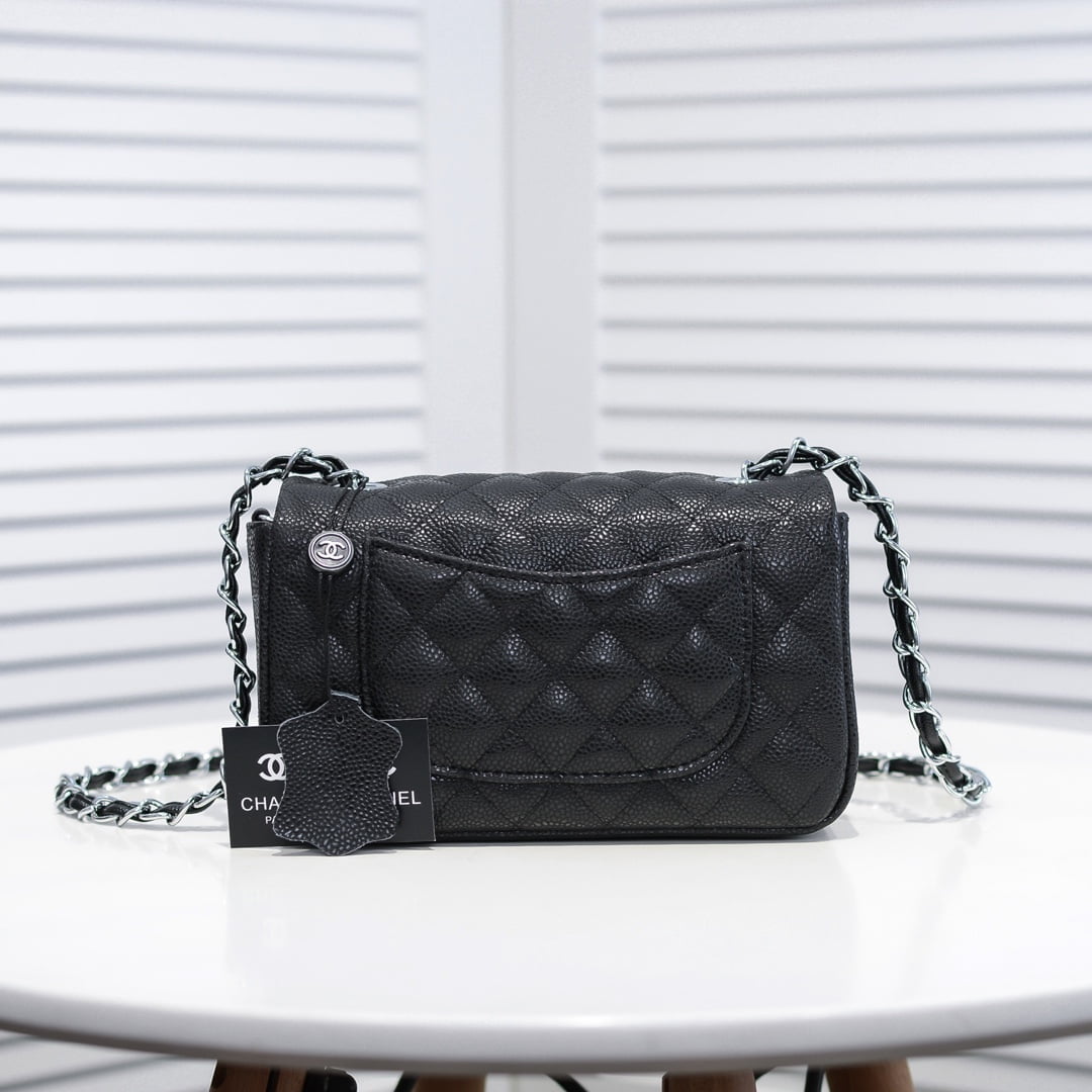 Chanel Cowhide with caviar with sliver hardware 1116 size: 20*14*7cm/25.5*16*6.5cm/30*18*8cm