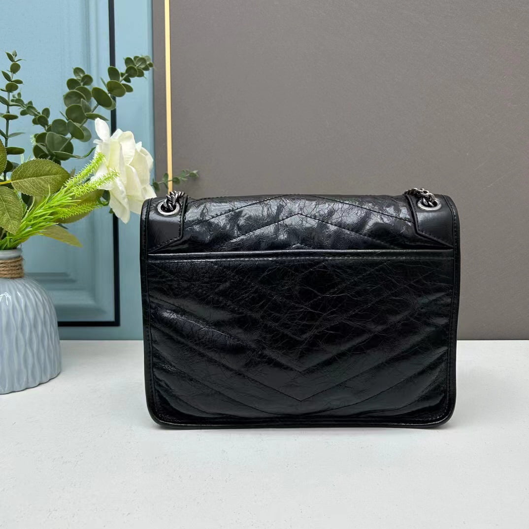 YSL MONOGRAMME SAINT LAURENT Front flap bag size:28cm