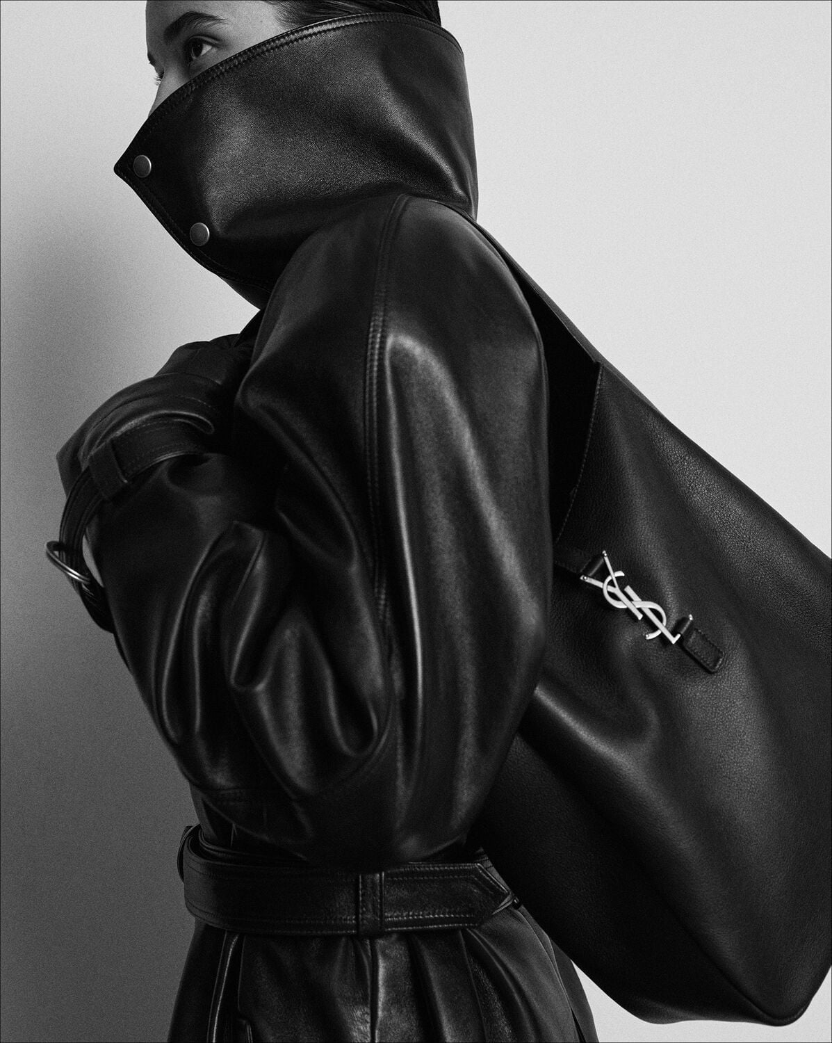 YSL / LARGE LE 5  7 SUPPLE IN SMOOTH LEATHER