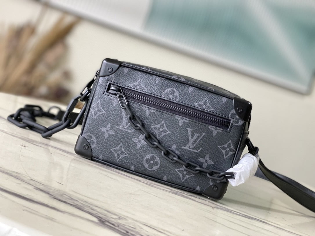 Louis Vuitton / LV monogram mini soft trunk eclipse m44735 Black size:18.5 * 13.0 * 8.0 cm