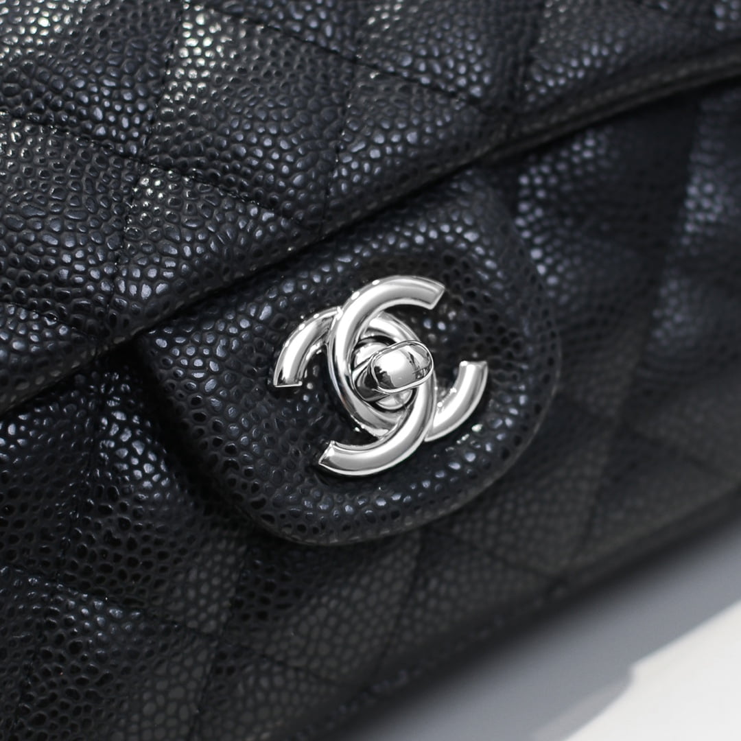 Chanel Cowhide with caviar with sliver hardware 1116 size: 20*14*7cm/25.5*16*6.5cm/30*18*8cm