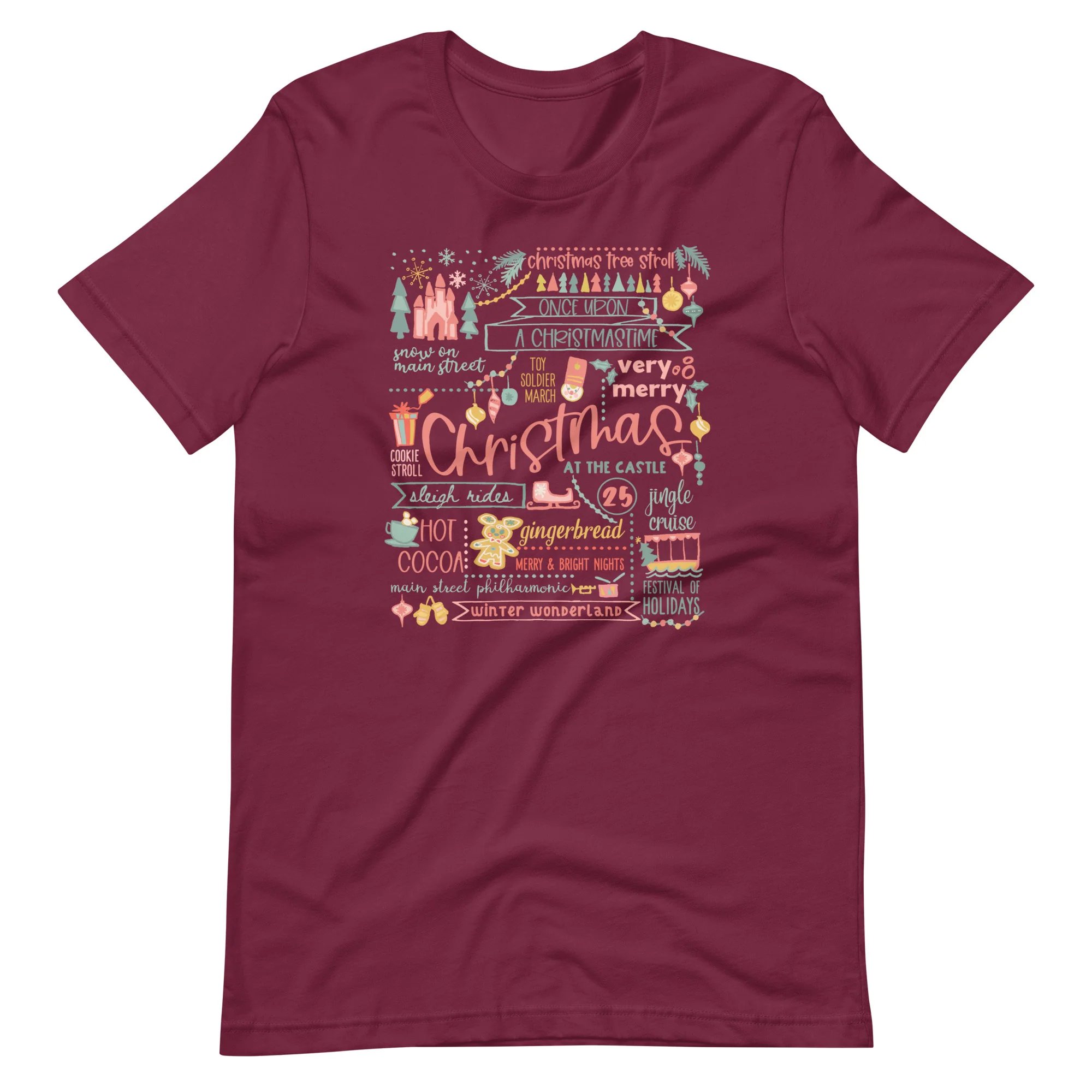 Disney Christmas List T-shirt Disney Shirt Disney at Christmas T-Shirt