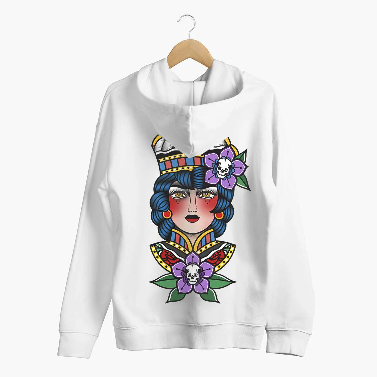 Blumenmädchen Kapuzenpullover (Unisex)