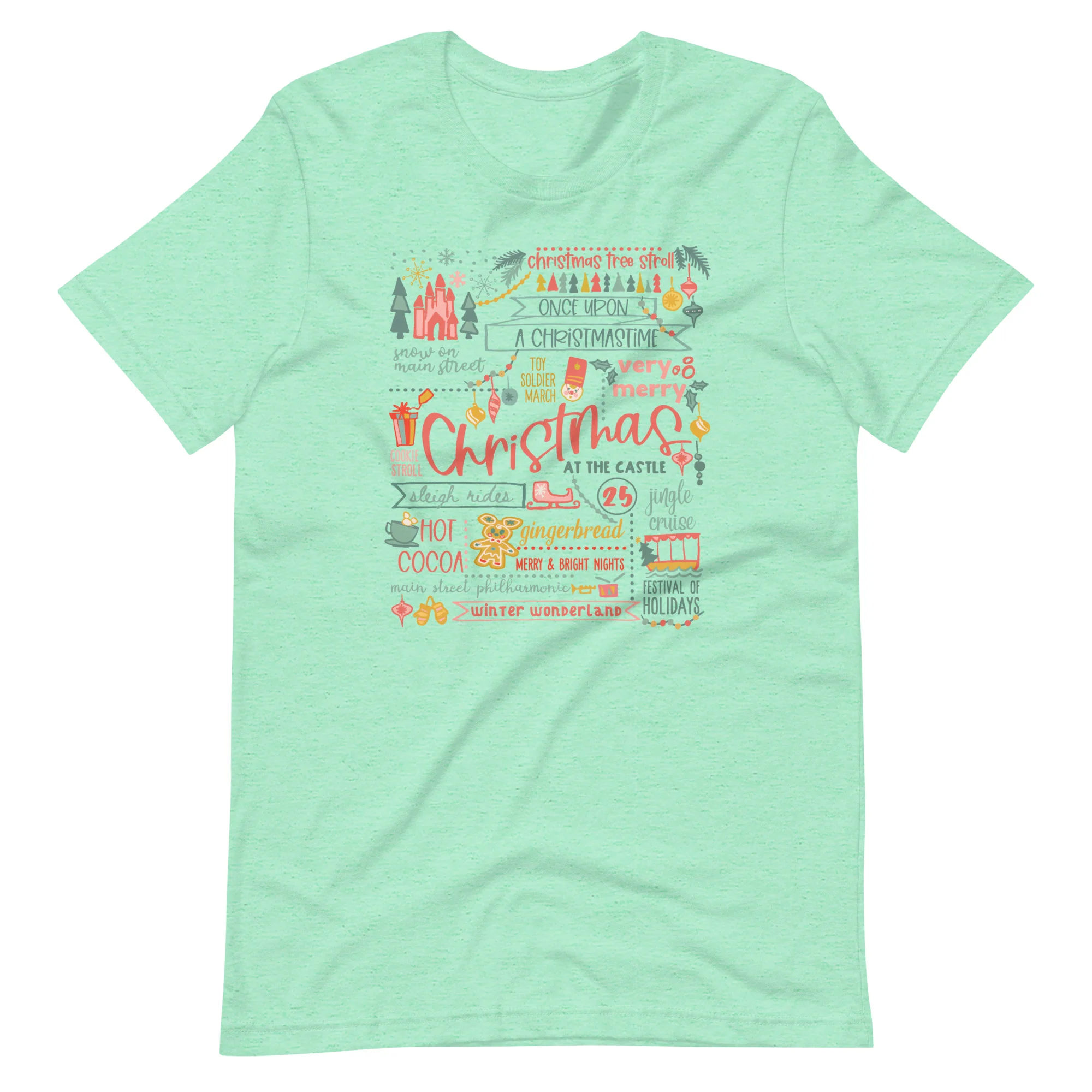 Disney Christmas List T-shirt Disney Shirt Disney at Christmas T-Shirt
