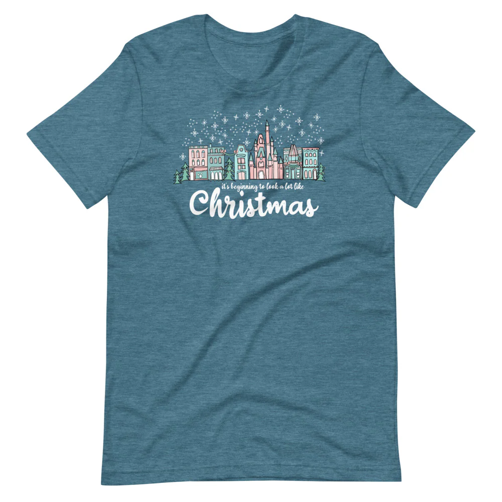 Christmas on Main Street T-shirt It's Beginning to Look a Lot Like Christmas Disney Christmas T-shirt