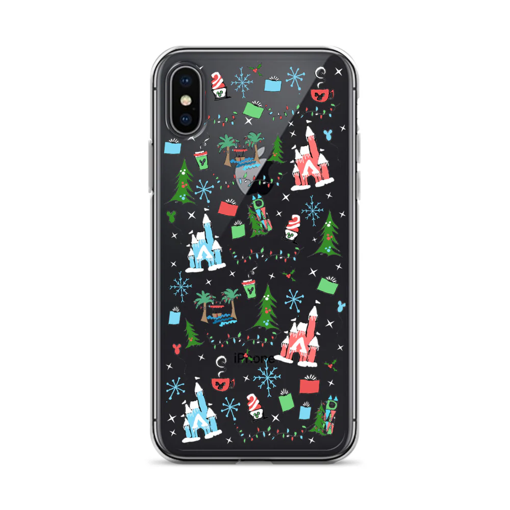 Disney Christmas iPhone Oh What Fun at Disney for the Holidays Disney iPhone Case