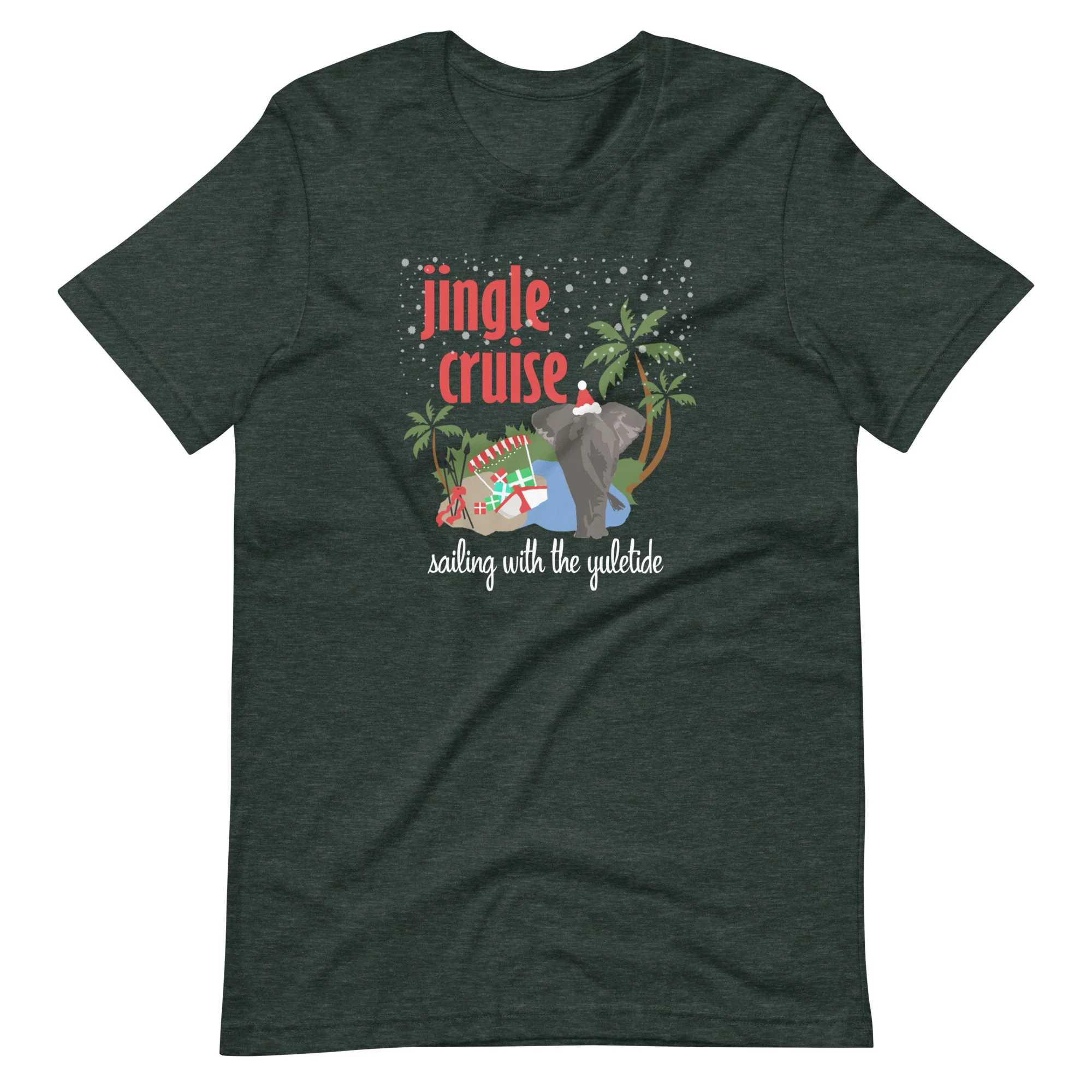 Jingle Cruise Elephant T-Shirt Disney Christmas Jungle Cruise T-Shirt