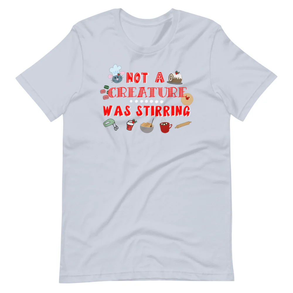 Remy Disney Christmas T-shirt Ratatouille Epcot Festival of Holidays Short-Sleeve Unisex T-Shirt