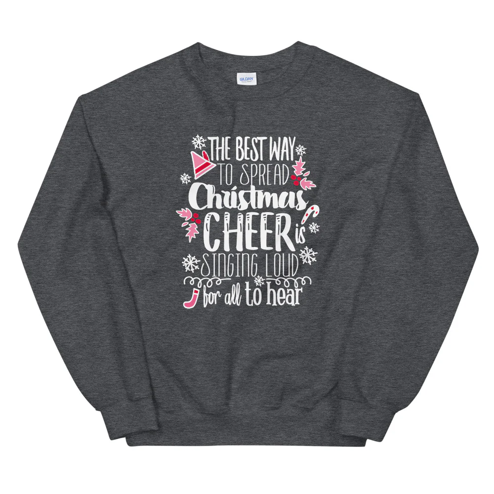 Elf Christmas Sweatshirt Jovie the Elf Christmas Shirt for Her Elf Movie Unisex Crew Sweatshirt