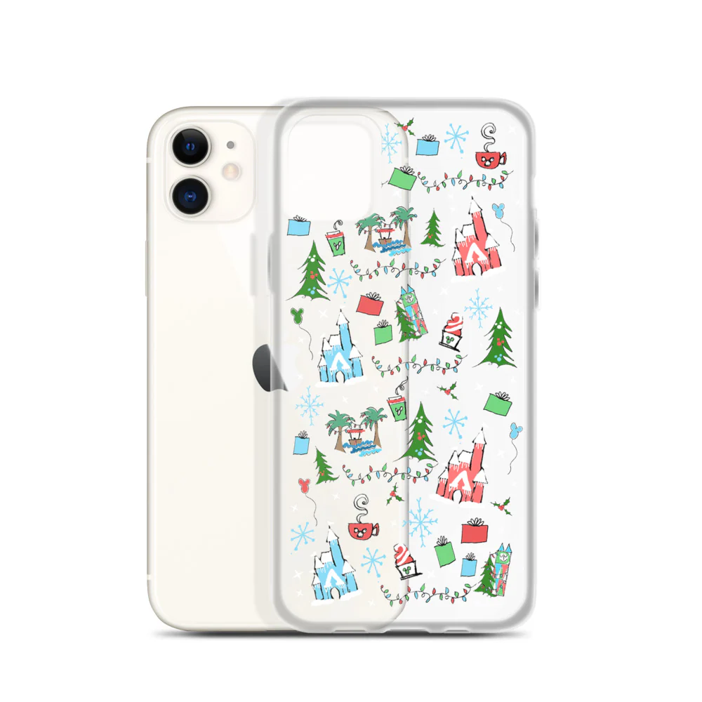 Disney Christmas iPhone Oh What Fun at Disney for the Holidays Disney iPhone Case