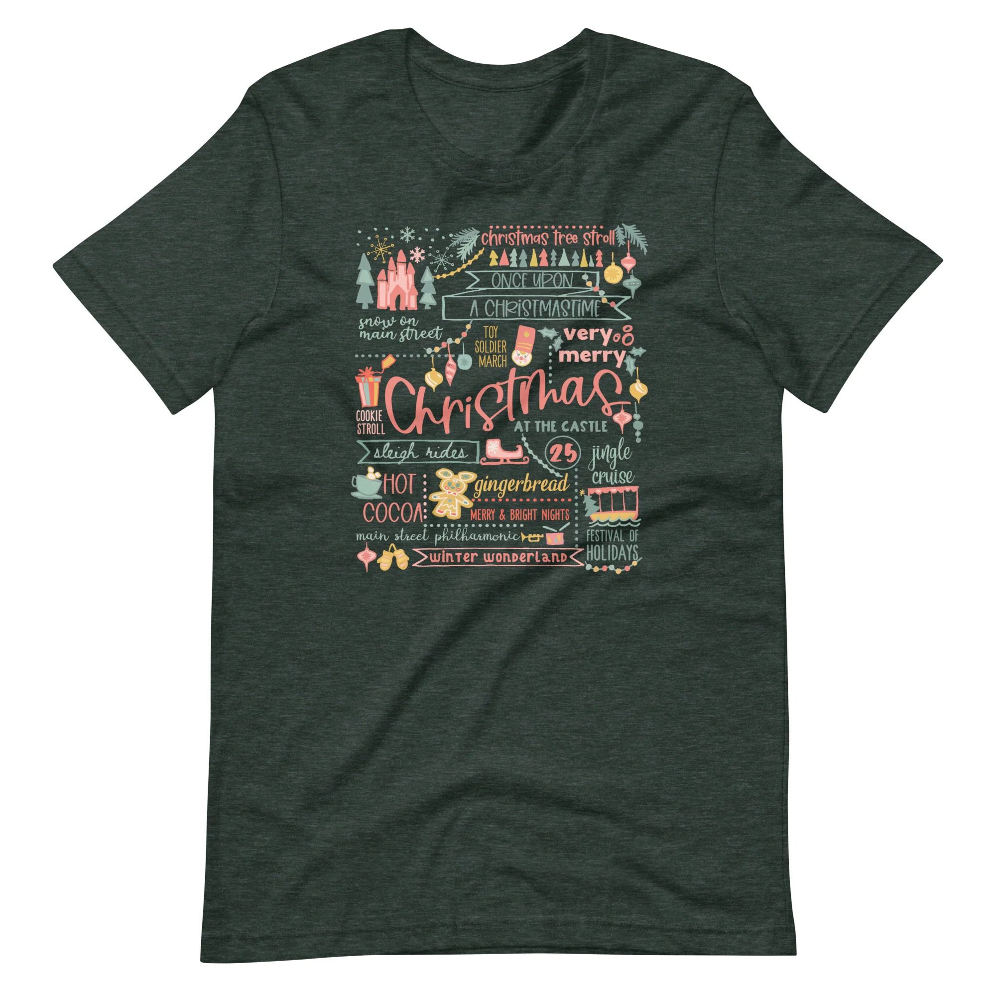 Disney Christmas List T-shirt Disney Shirt Disney at Christmas T-Shirt