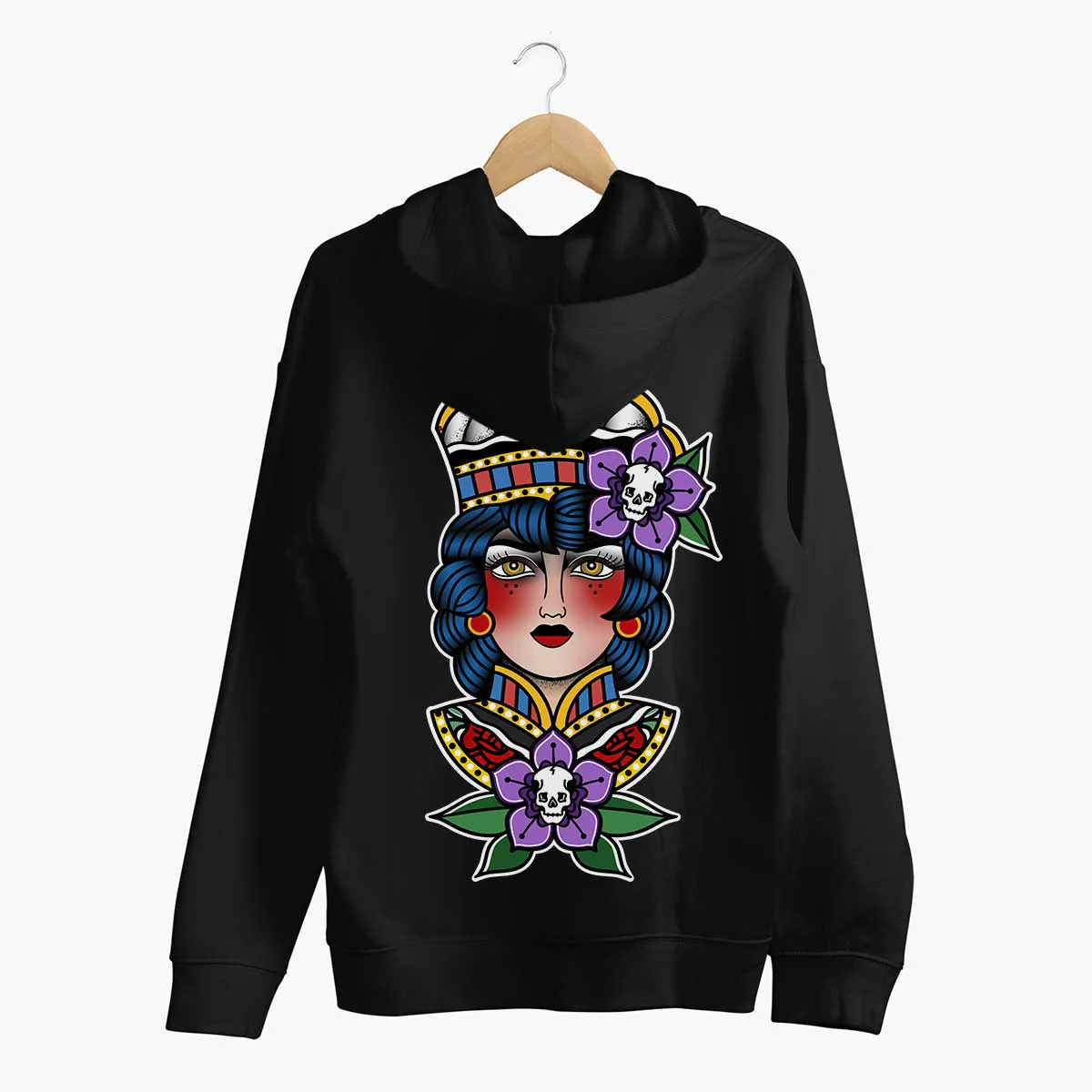 Blumenmädchen Kapuzenpullover (Unisex)