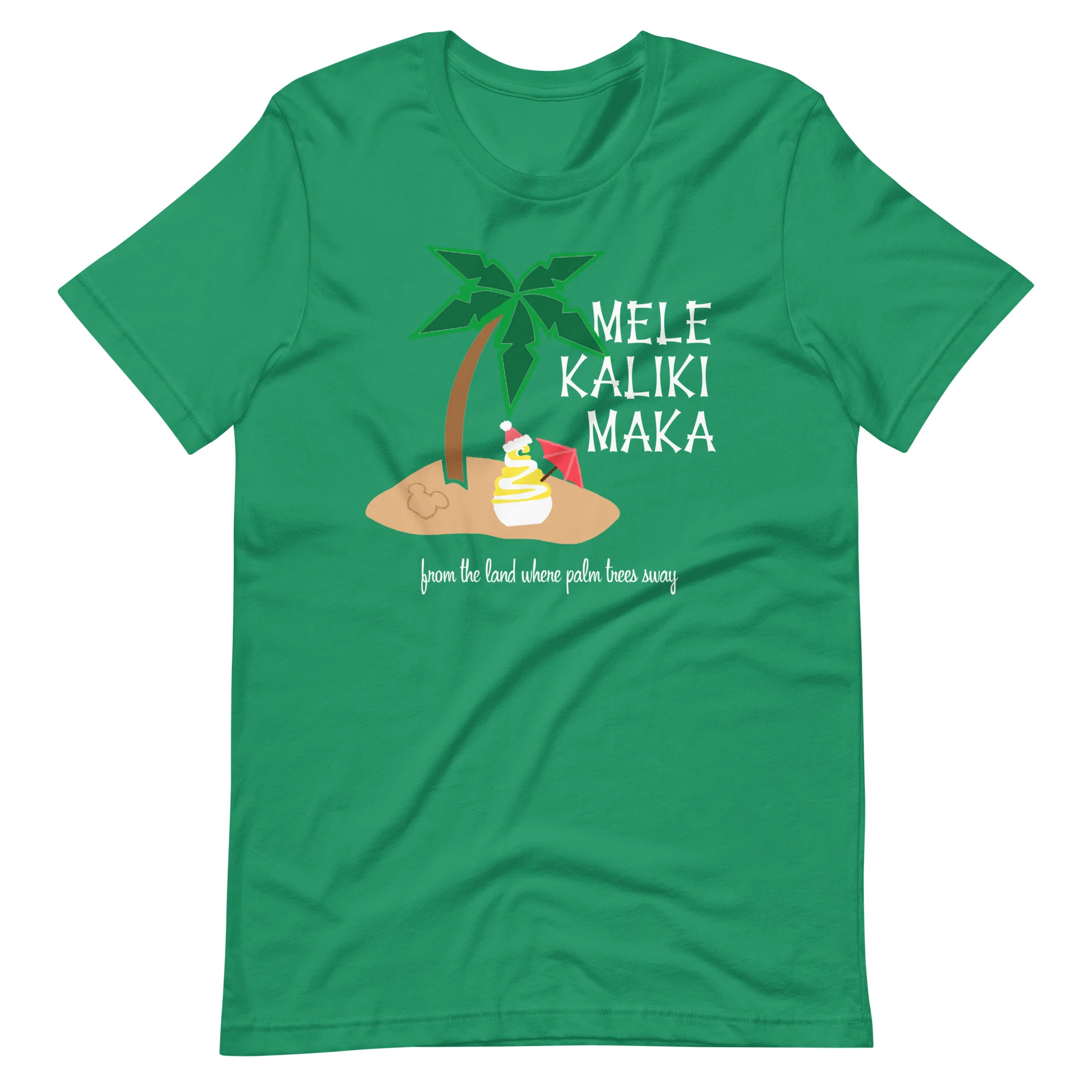 Dole Whip Melekalikimaka Hawaiian Christmas Shirt Short-Sleeve Unisex T-Shirt