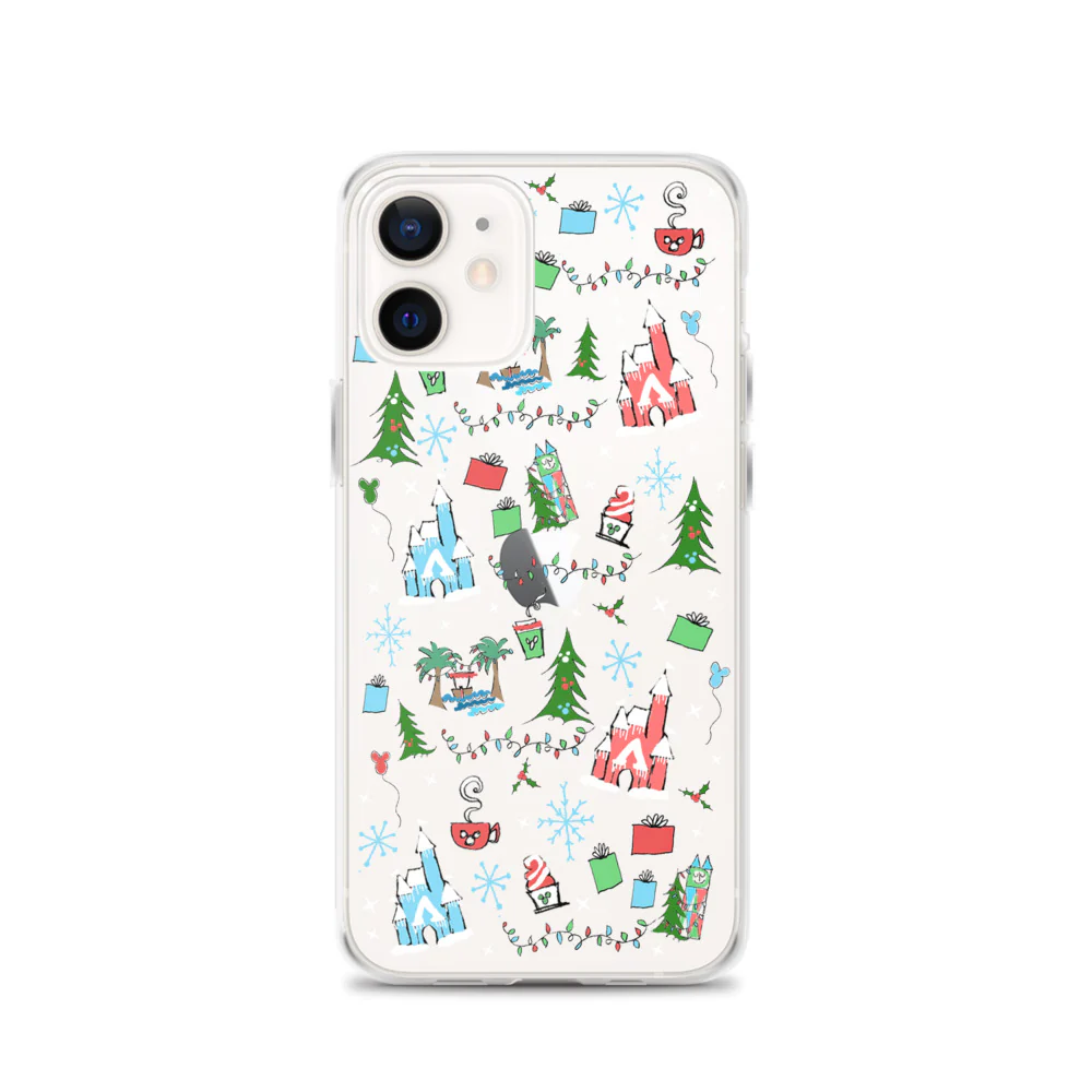 Disney Christmas iPhone Oh What Fun at Disney for the Holidays Disney iPhone Case