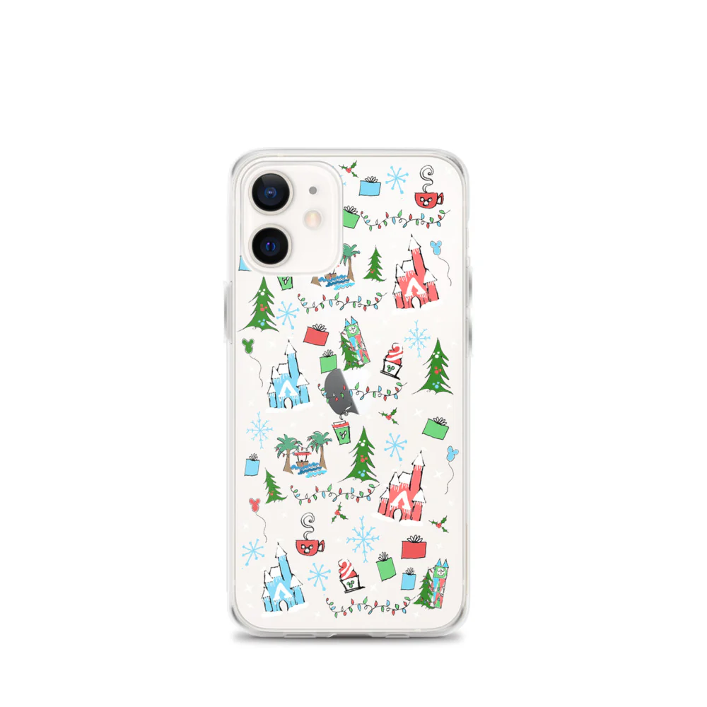 Disney Christmas iPhone Oh What Fun at Disney for the Holidays Disney iPhone Case
