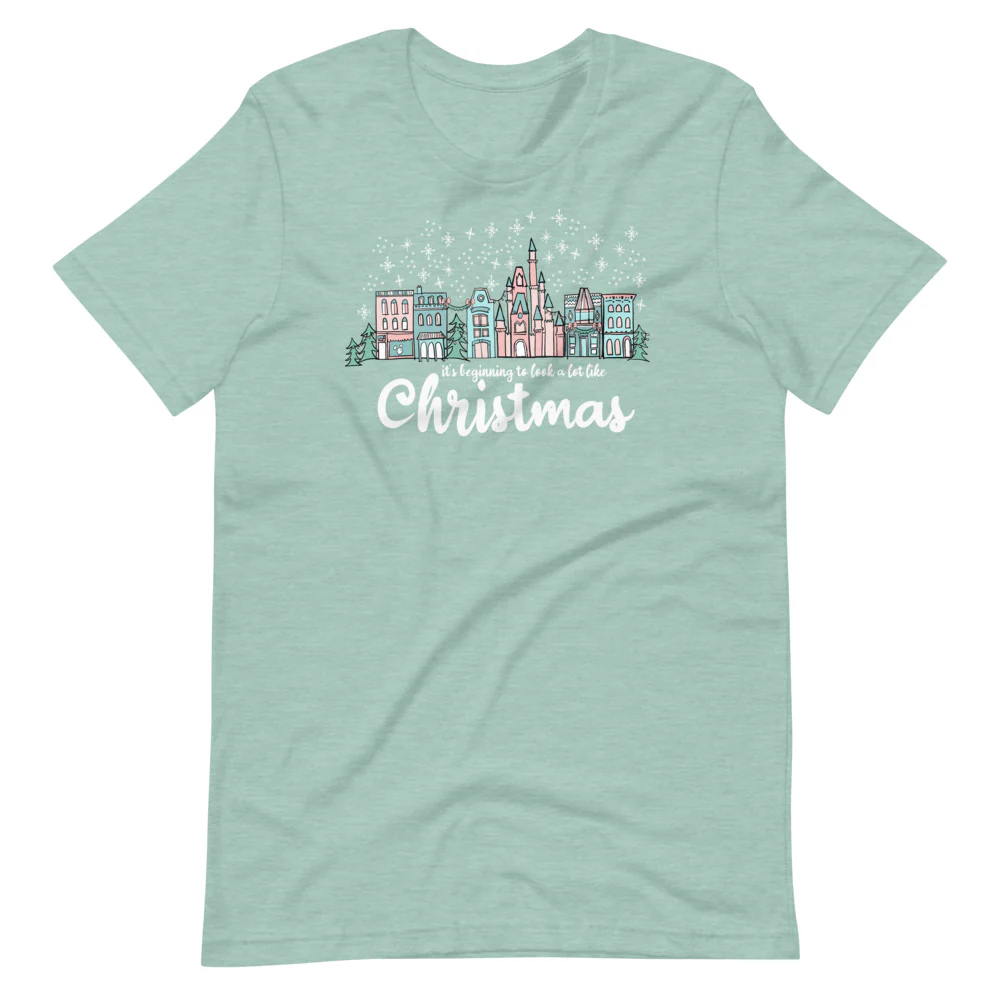 Christmas on Main Street T-shirt It's Beginning to Look a Lot Like Christmas Disney Christmas T-shirt