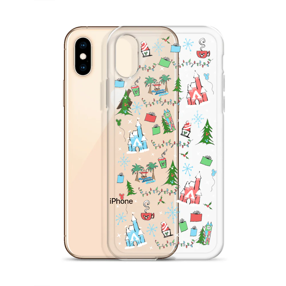 Disney Christmas iPhone Oh What Fun at Disney for the Holidays Disney iPhone Case