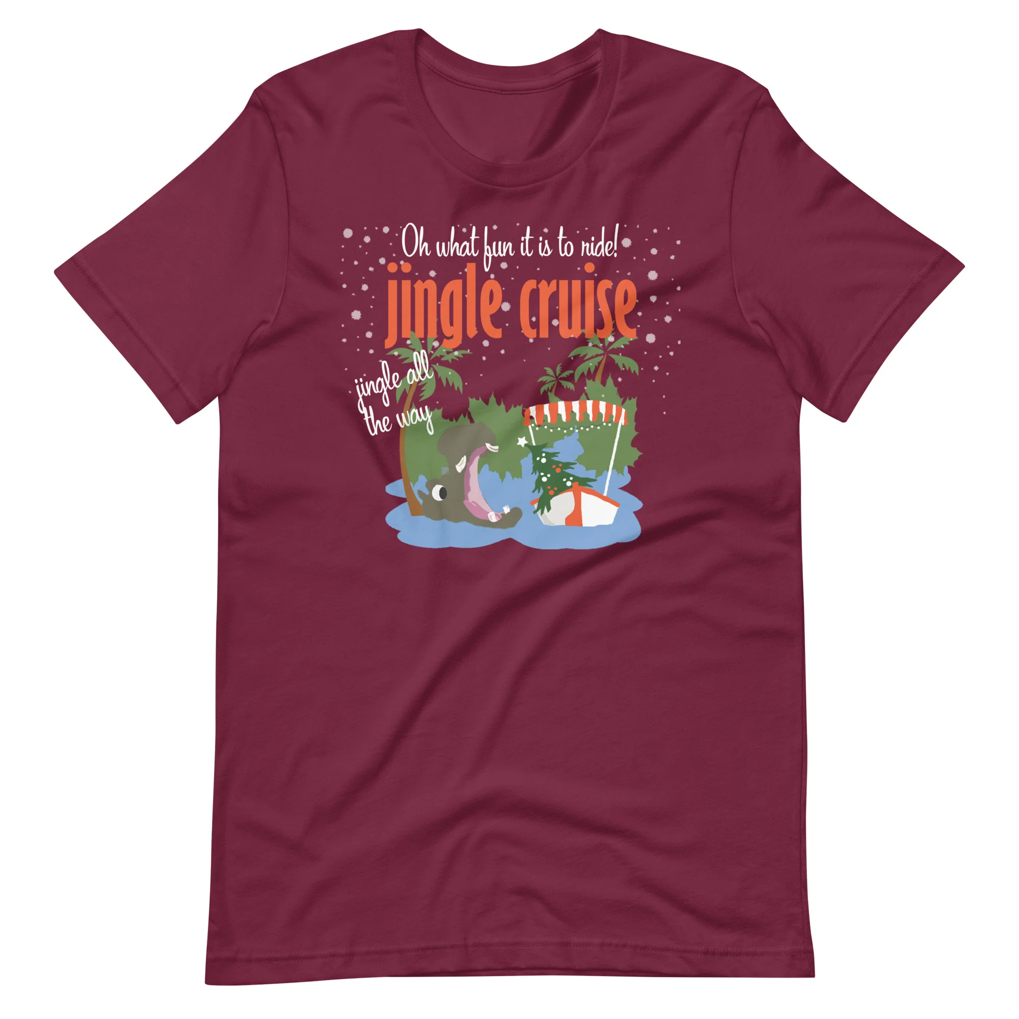 Jingle Cruise Hippo T-Shirt Jungle Cruise Disney Christmas T-Shirt