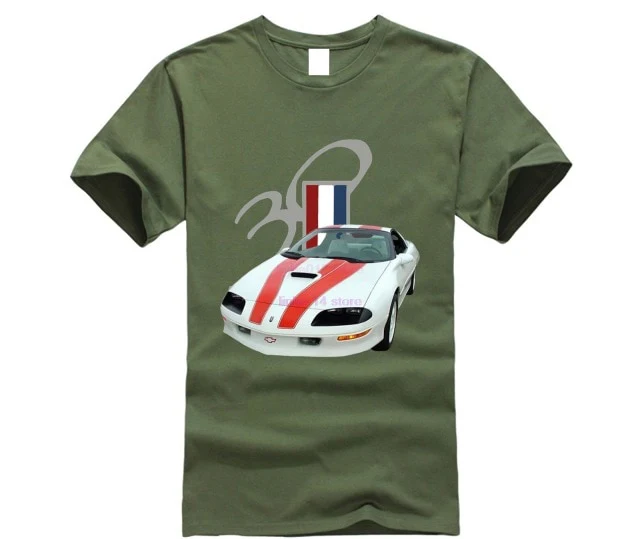 1997 30th Anniversary Chevy Camaro t-shirt  Cotton Round Neck t-shirt Youth Trend men's short-sleeved t-shirt