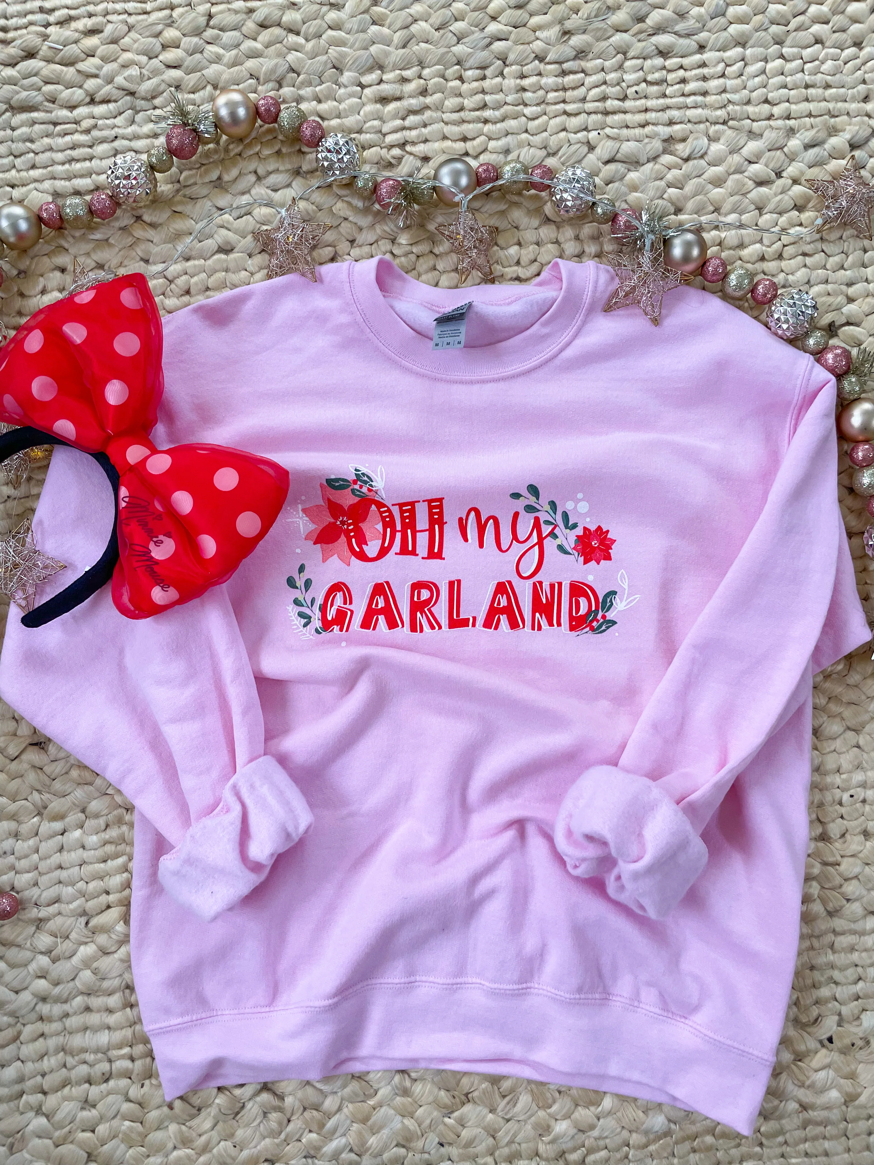Noelle Sweatshirt Disney Christmas Disney Plus Oh My Garland Christmas Sweatshirt