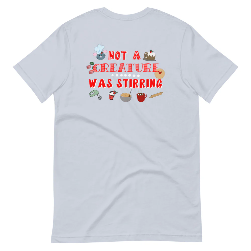 Remy Disney Christmas T-shirt 2-Sided Ratatouille Epcot Festival of Holidays Front and Back Unisex T-Shirt