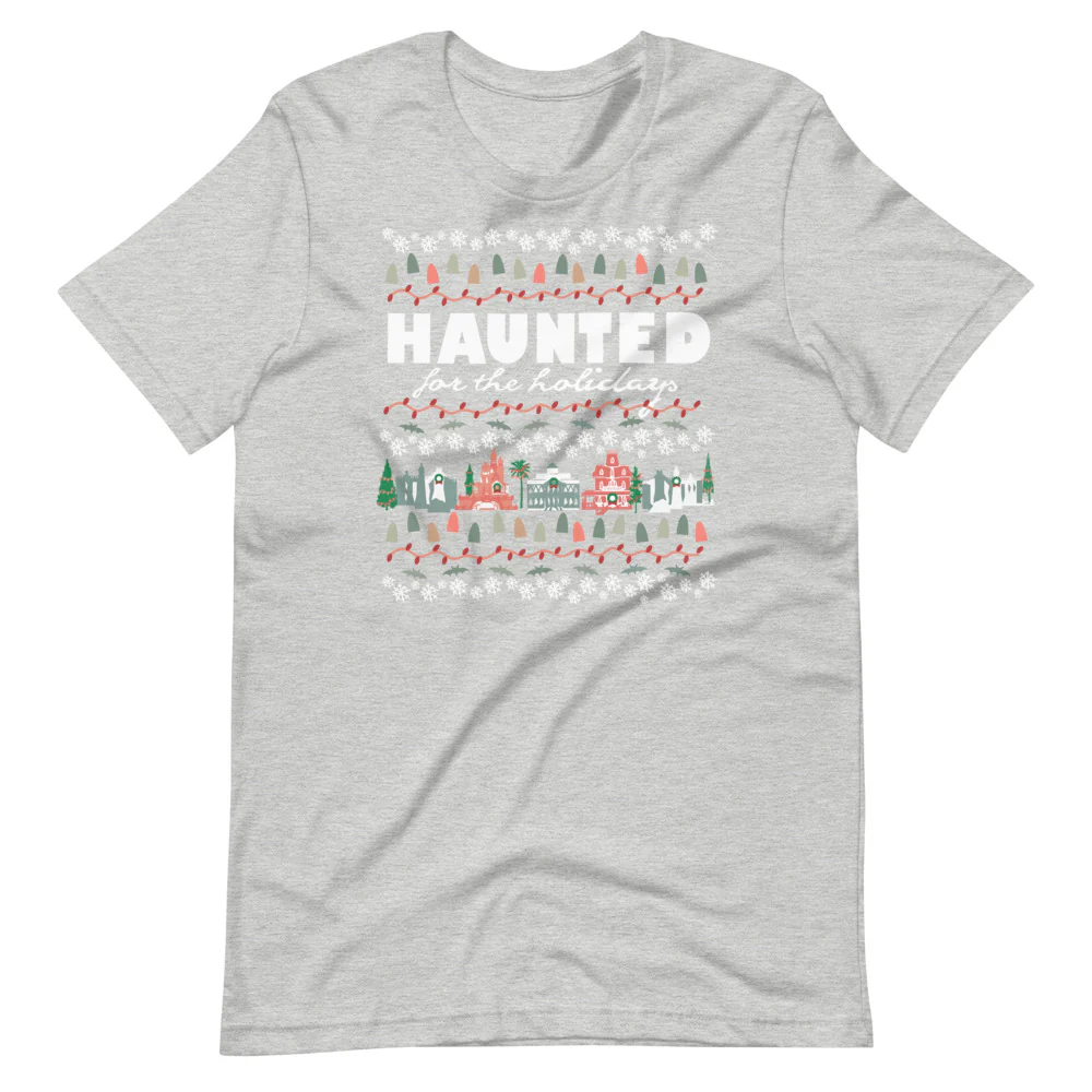 Haunted Mansion Holidays T-Shirt Disney Parks Haunted for the Holidays T-Shirt