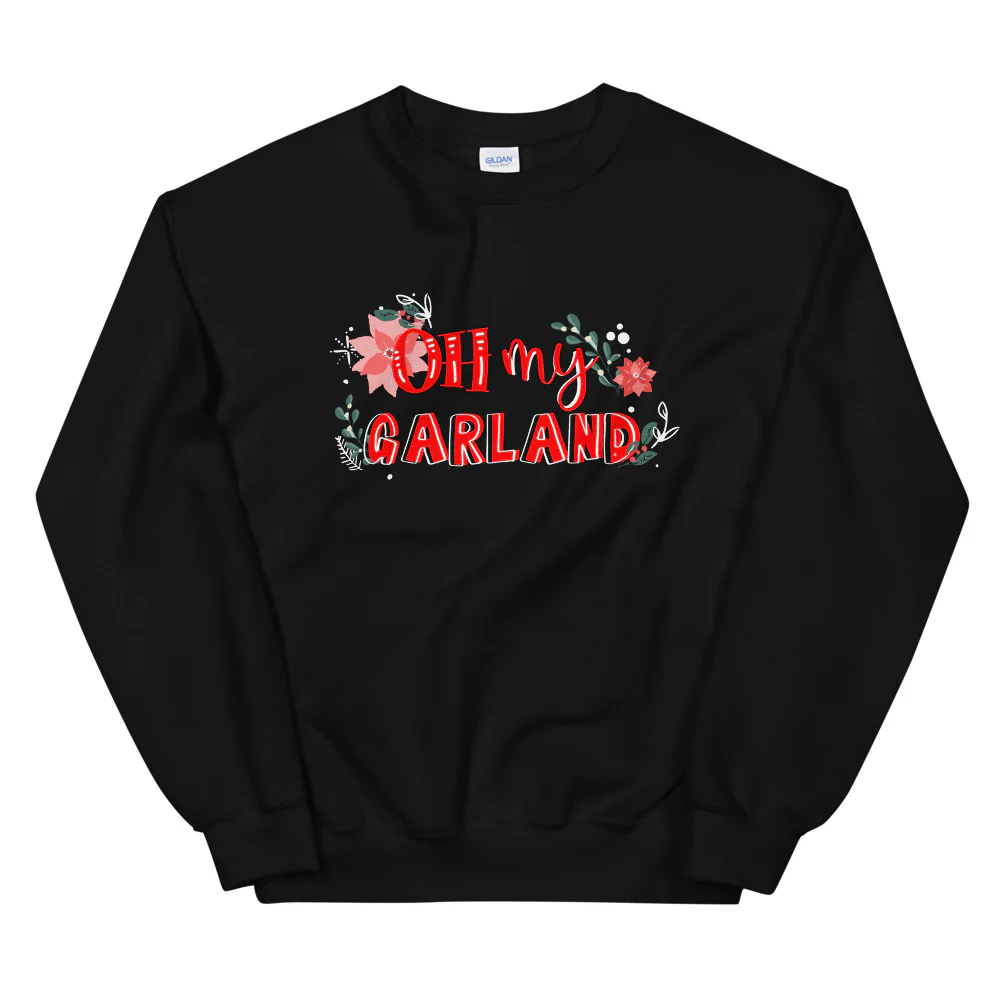 Noelle Sweatshirt Disney Christmas Disney Plus Oh My Garland Christmas Sweatshirt