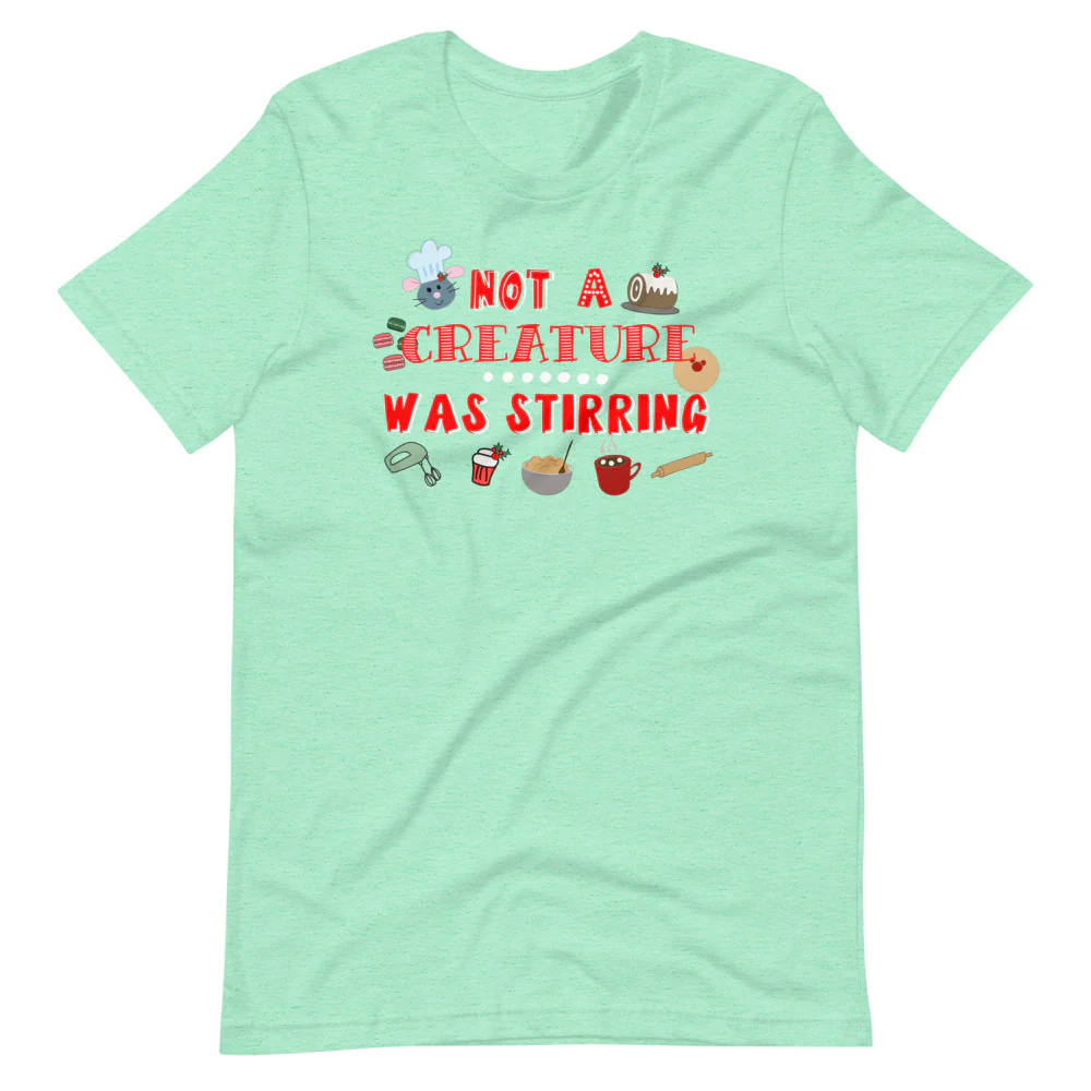 Remy Disney Christmas T-shirt Ratatouille Epcot Festival of Holidays Short-Sleeve Unisex T-Shirt