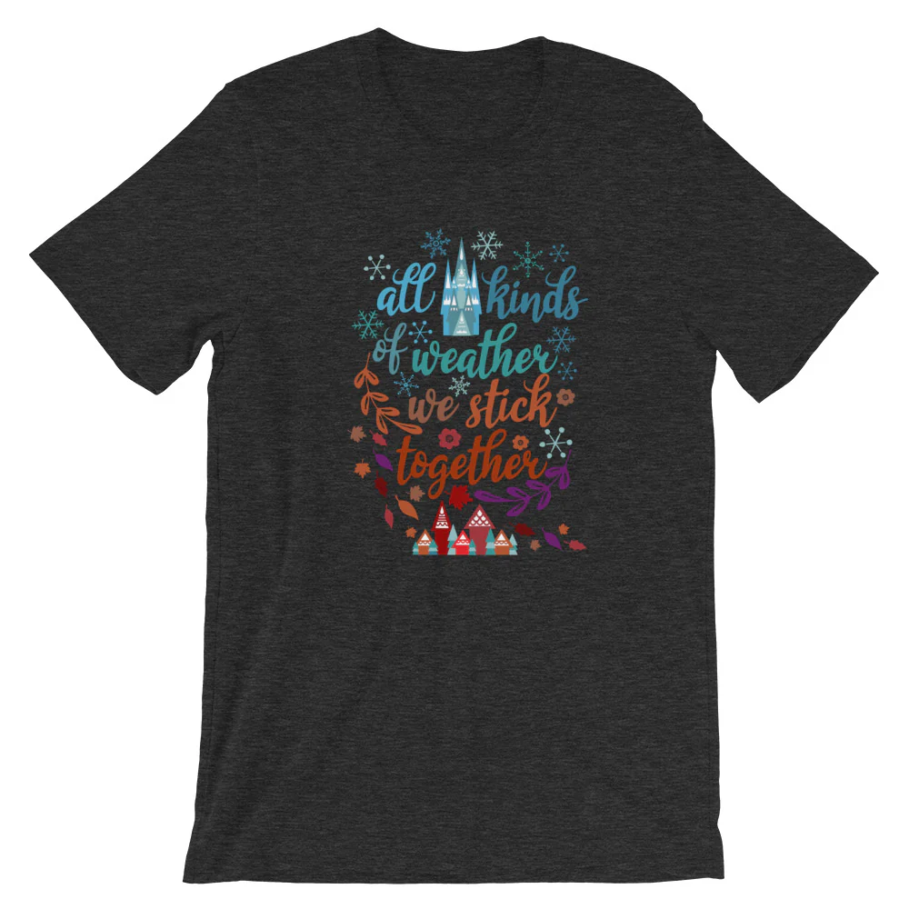 Disney Frozen Christmas T-Shirt Anna and Elsa Disney Sisters Disney Shirt White Christmas T-Shirt