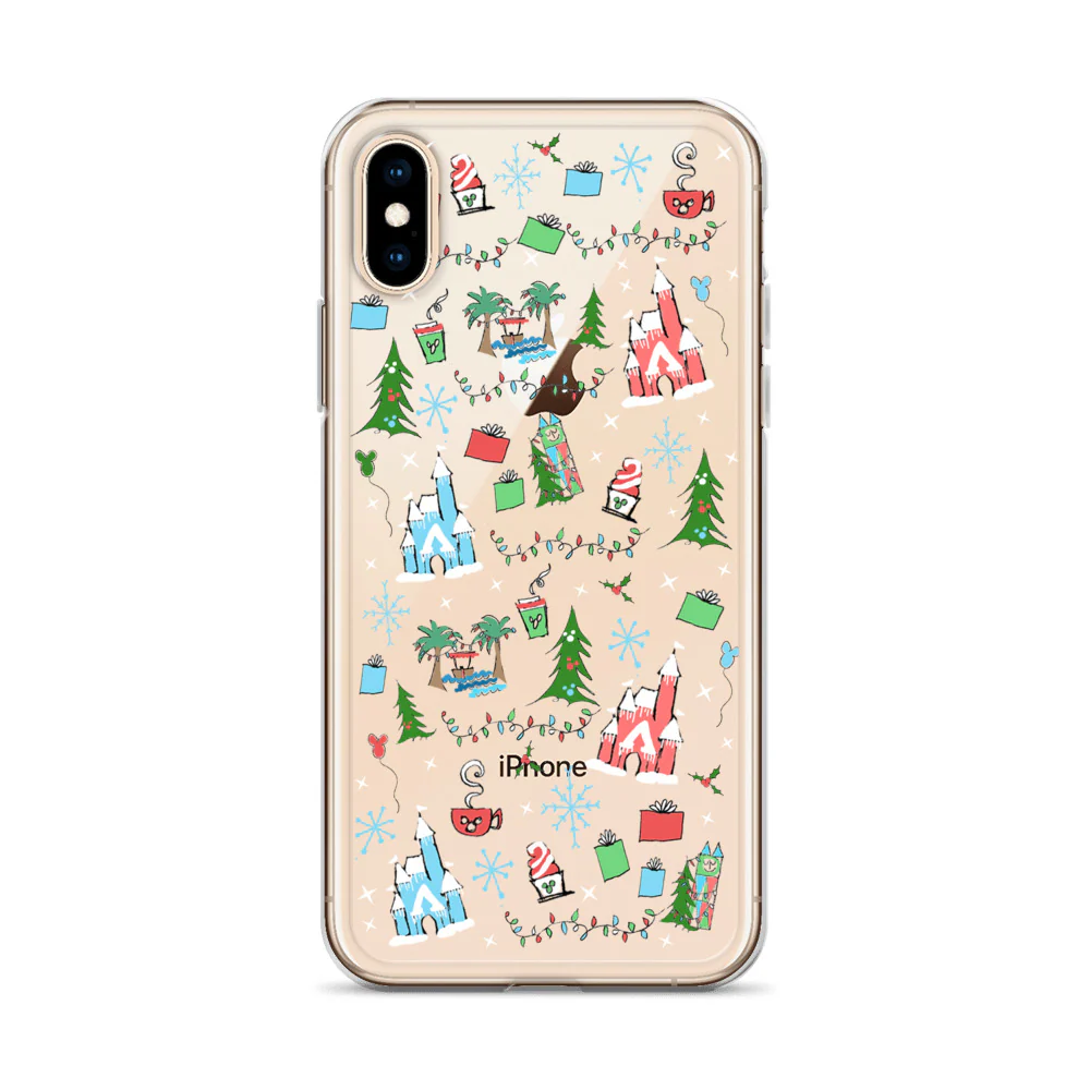 Disney Christmas iPhone Oh What Fun at Disney for the Holidays Disney iPhone Case