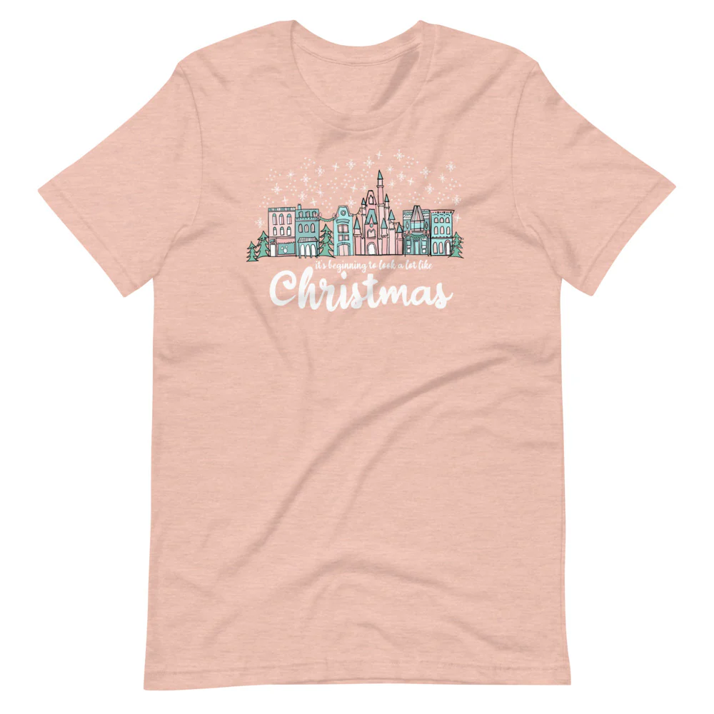 Christmas on Main Street T-shirt It's Beginning to Look a Lot Like Christmas Disney Christmas T-shirt