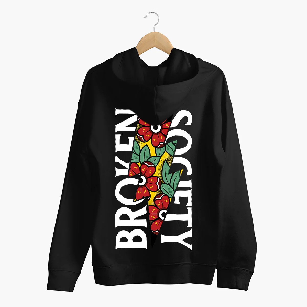 Flower Power Kapuzenpullover (Unisex)