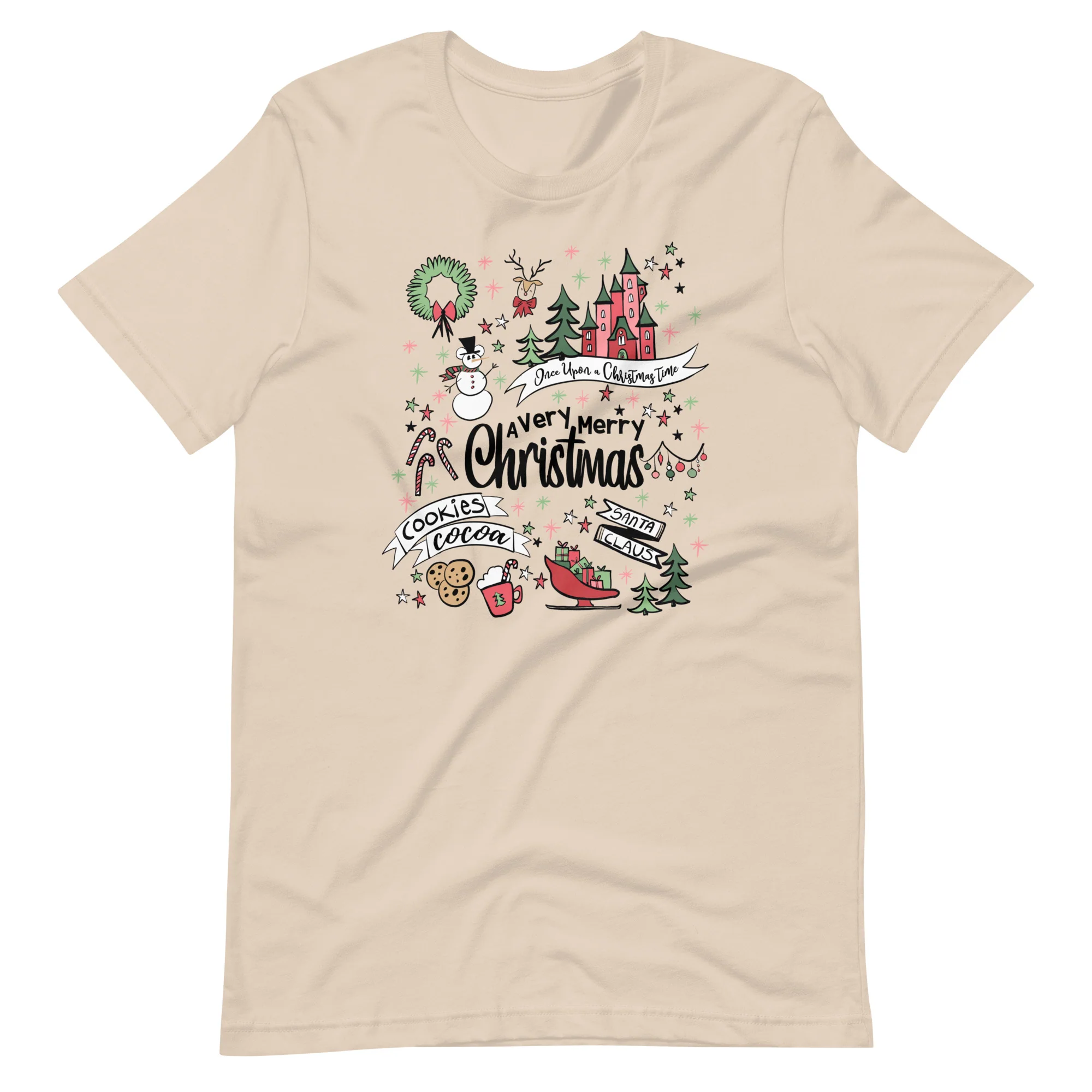 Disney Christmas Party T-Shirt Disney Shirt Very Merry Christmas Magic Kingdom Party Unisex T-Shirt