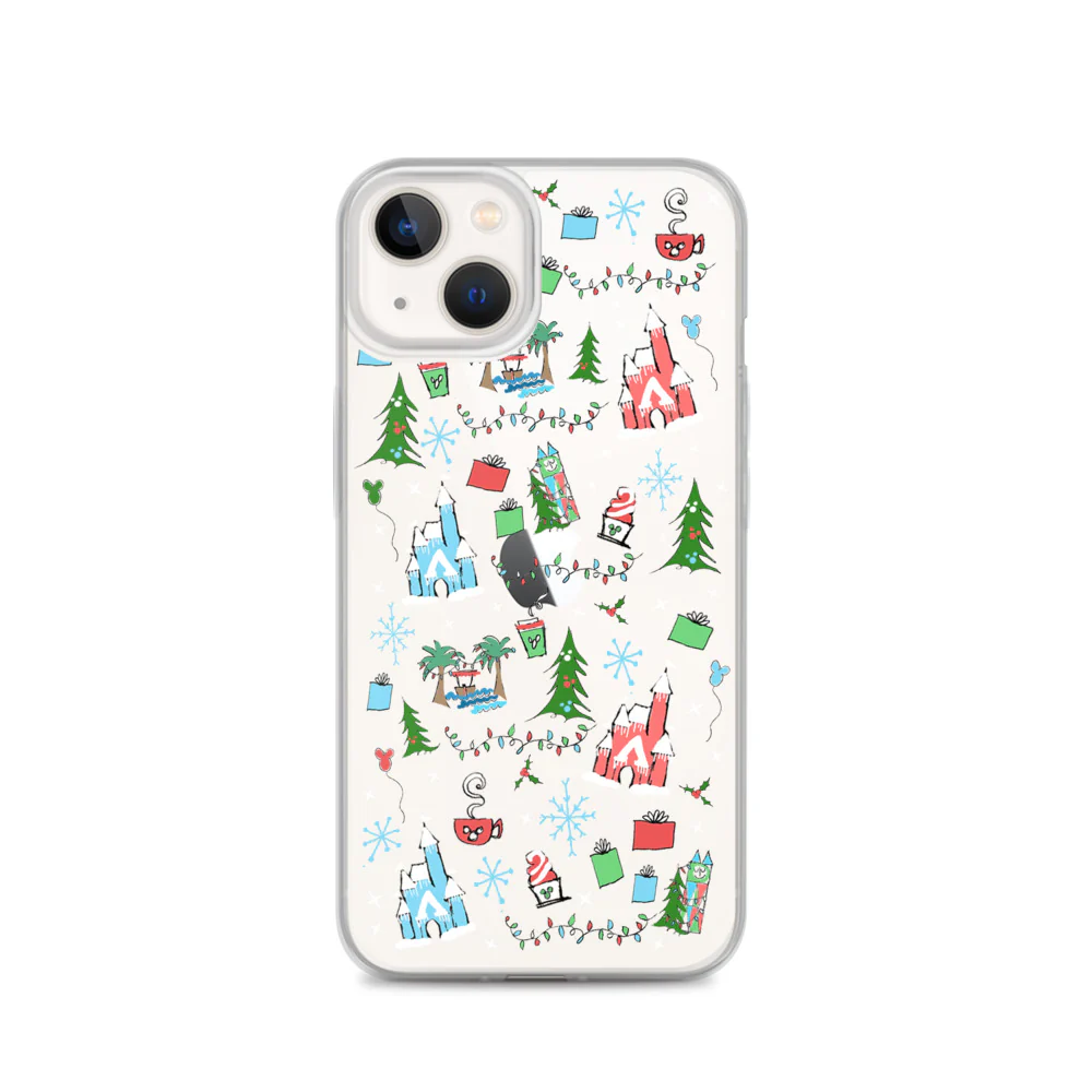 Disney Christmas iPhone Oh What Fun at Disney for the Holidays Disney iPhone Case