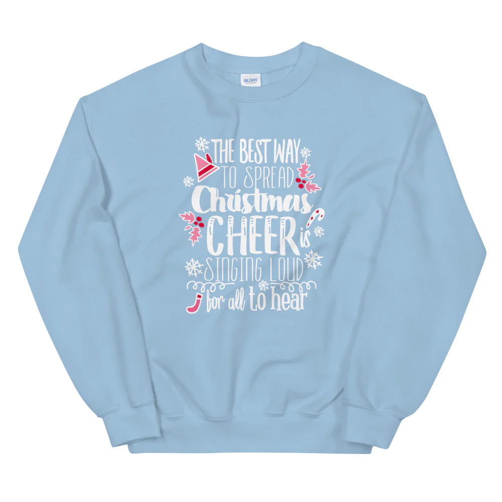 Elf Christmas Sweatshirt Jovie the Elf Christmas Shirt for Her Elf Movie Unisex Crew Sweatshirt