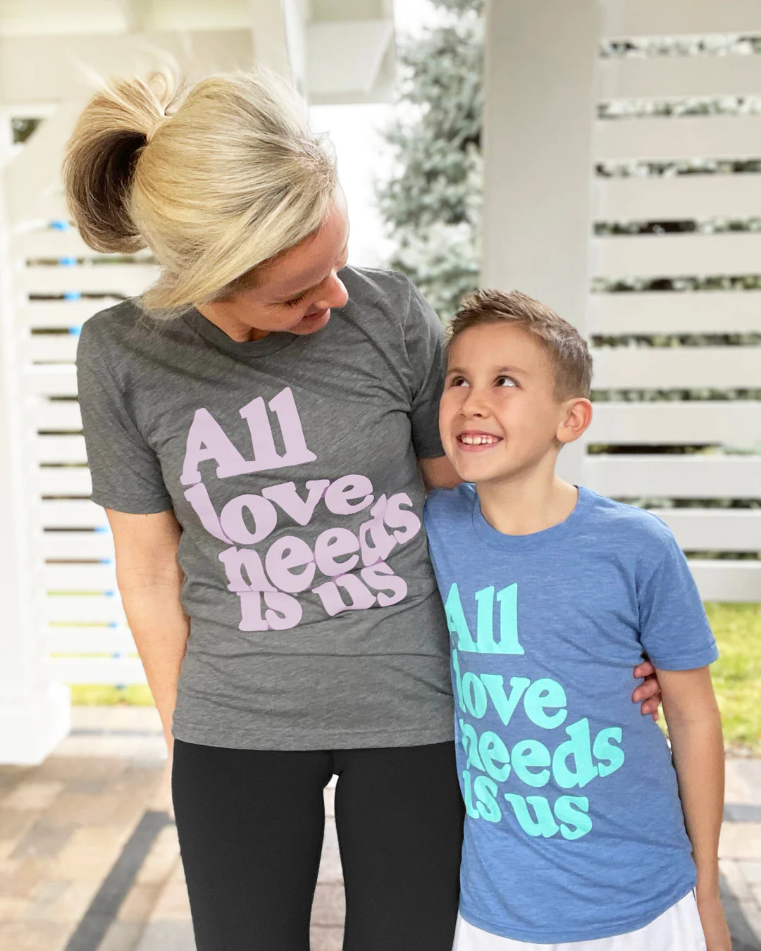 ALL LOVE NEEDS IS US ADULT T-SHIRT