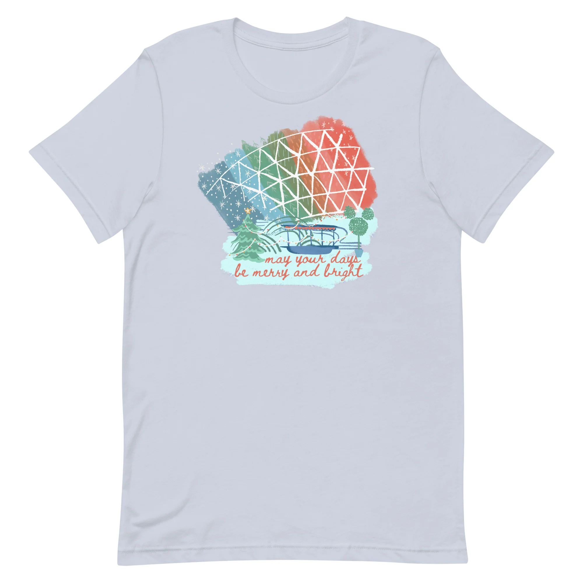 Living with the Land Christmas T-Shirt Merry and Bright Nights Disney World Unisex T-Shirt