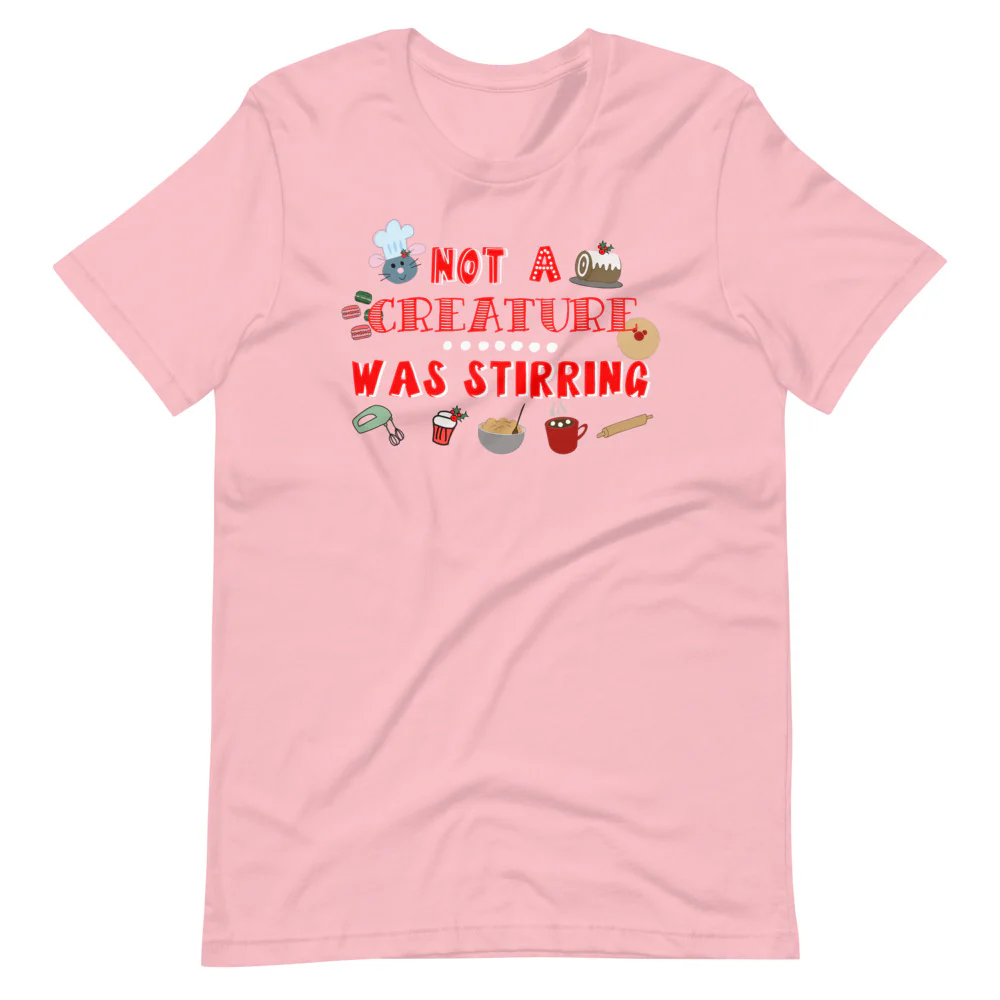 Remy Disney Christmas T-shirt Ratatouille Epcot Festival of Holidays Short-Sleeve Unisex T-Shirt