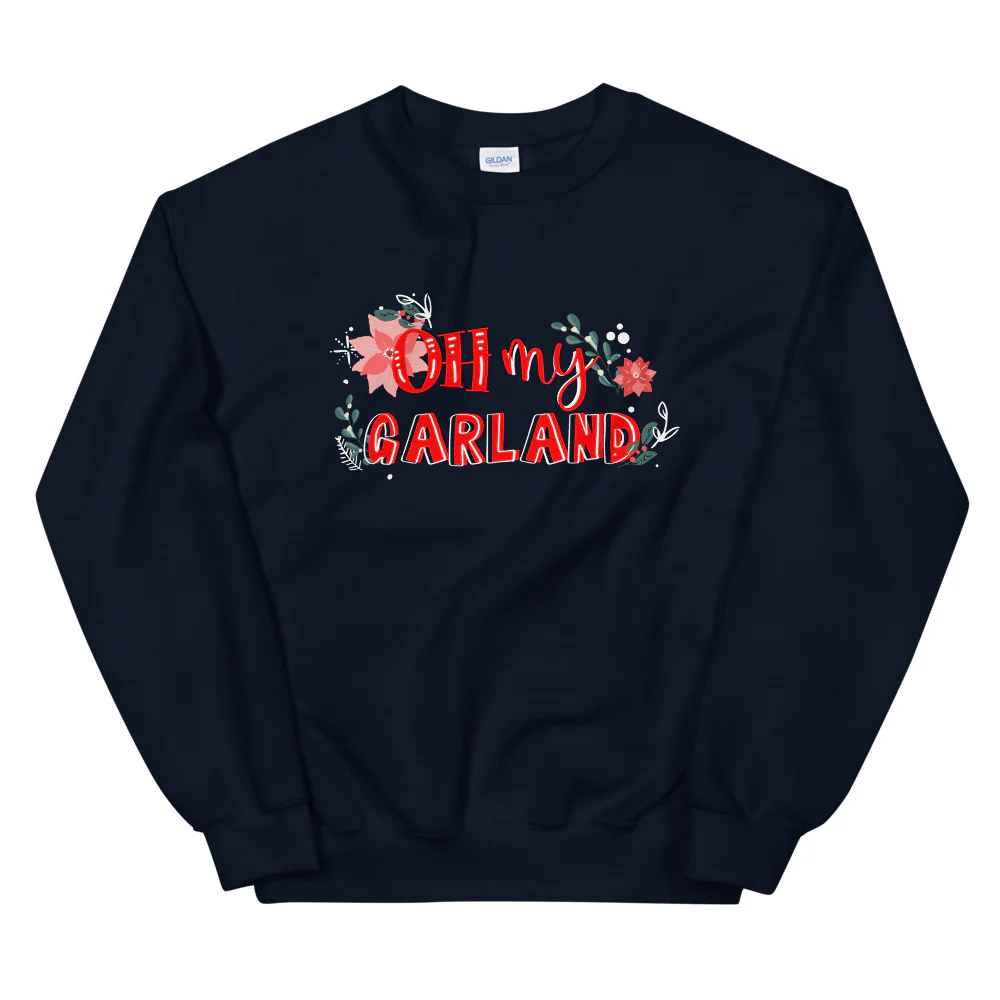 Noelle Sweatshirt Disney Christmas Disney Plus Oh My Garland Christmas Sweatshirt