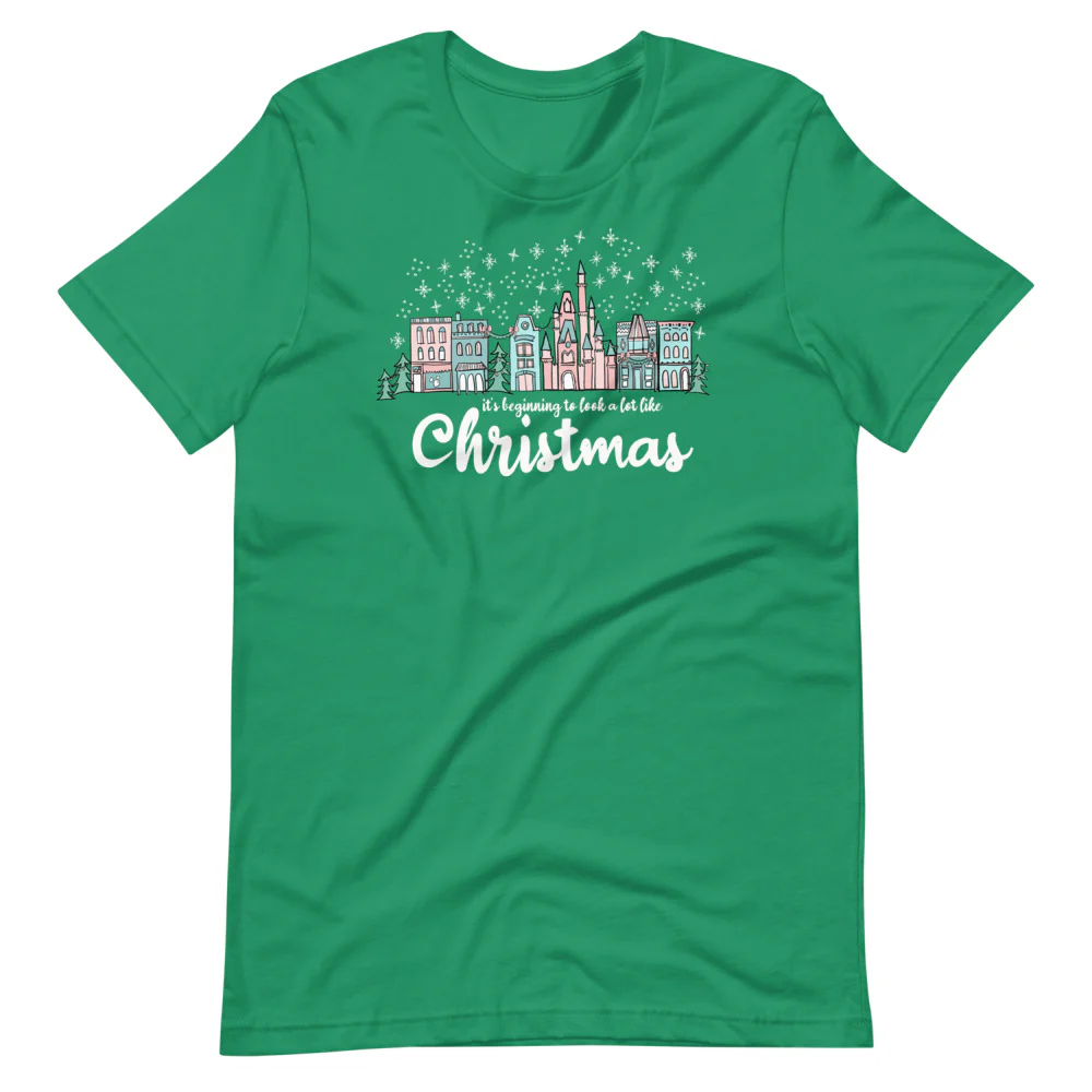 Christmas on Main Street T-shirt It's Beginning to Look a Lot Like Christmas Disney Christmas T-shirt