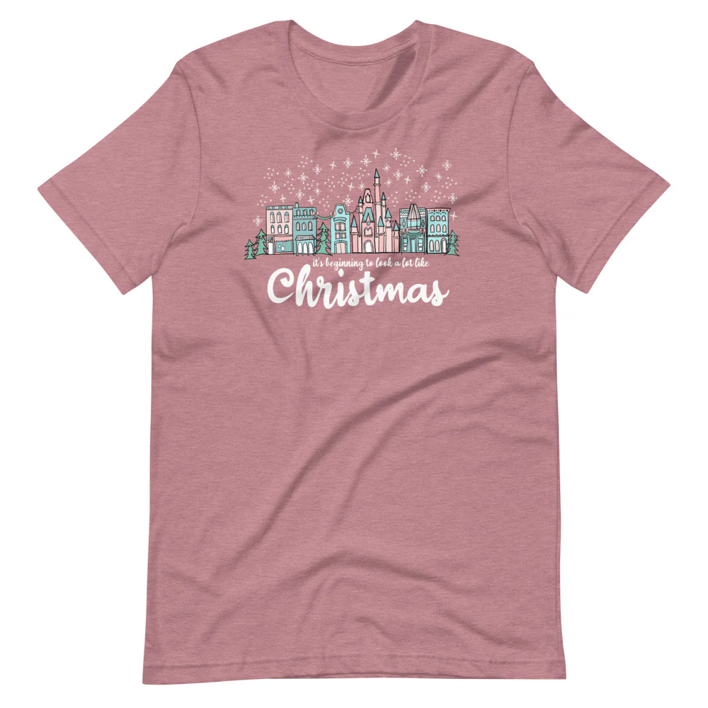 Christmas on Main Street T-shirt It's Beginning to Look a Lot Like Christmas Disney Christmas T-shirt