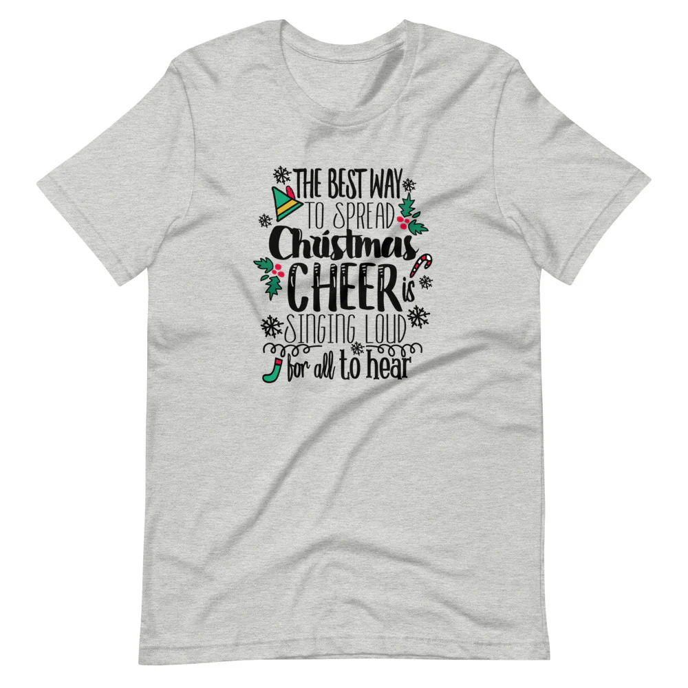 Elf Christmas T-shirt Buddy the Elf Christmas Shirt for Him Unisex T-Shirt