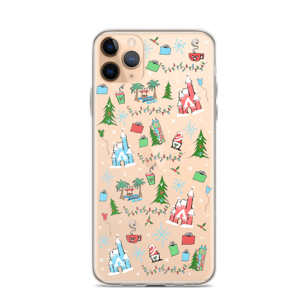 Disney Christmas iPhone Oh What Fun at Disney for the Holidays Disney iPhone Case
